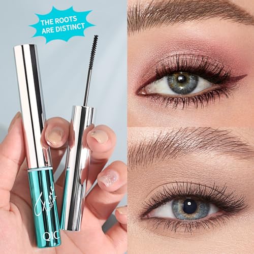 KUNSHNBEI 4D Ultra Fine Black Waterproof Mascara for Fine Short Lashes