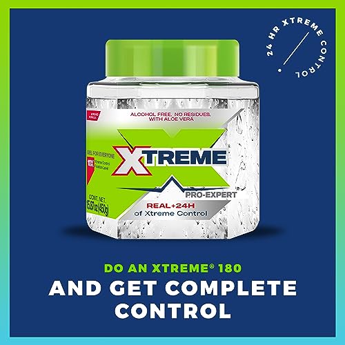 Xtreme Pro-Expert Clear Styling Hair Gel, 15.87 Oz - Pack of 3