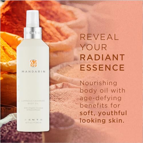 Zents Luminous Cashmere Body Oil - Mandarin, 1 fl oz, Travel Size