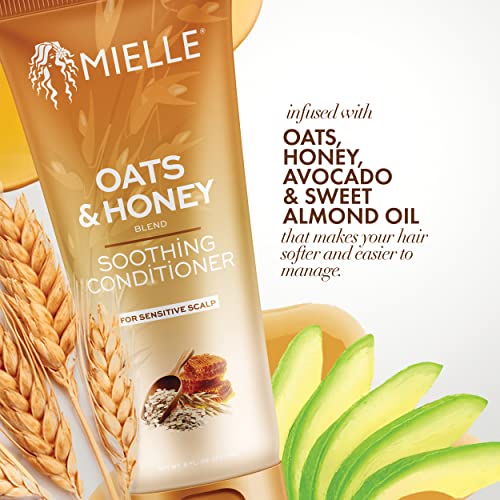 Mielle Organics Oats & Honey Soothing Conditioner for Hydrated Hair