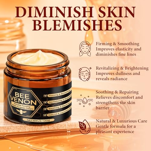 Kallteren Bee Venom Skin Cream - Anti-Aging Moisturizer for Face & Body