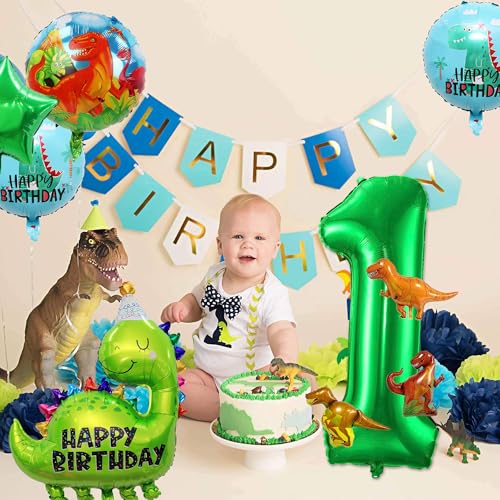 Dinosaur Birthday Party Balloon Kit - 1st Birthday Decorations