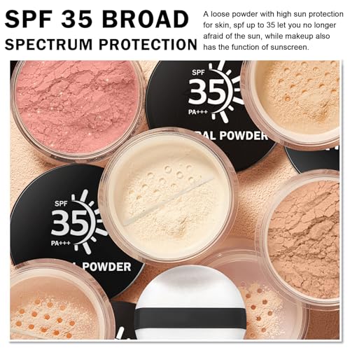 Mineral Loose Setting Sunscreen Powder SPF35 - Lightweight, Translucent Finish