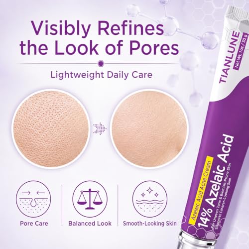 Azelaic Acid Face Cream 14% - 2PCS, 1 Oz Each for Uneven Skin