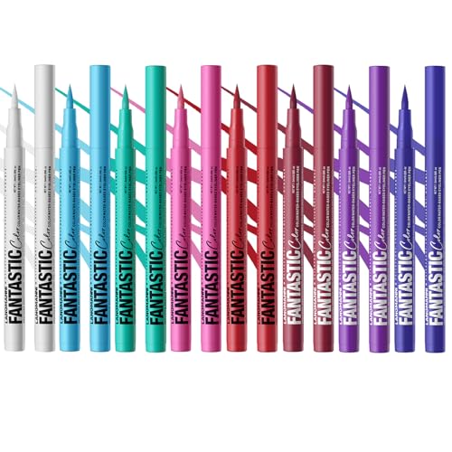 LANGMANNI 8-Pack Neon Matte Liquid Eyeliner Set - Long-Lasting, Waterproof, Smudgeproof, Vibrant Colors