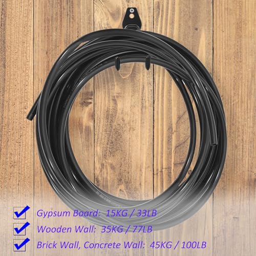 Heavy-Duty Garage Hooks - 4 Pack Utility Steel Hangers for Tools