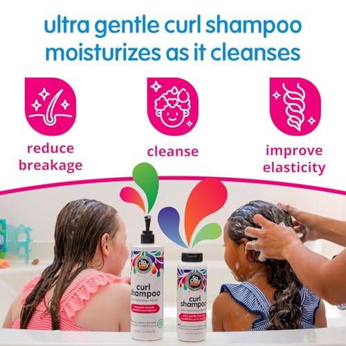 So Cozy Kids Curl Shampoo and Conditioner Set - Hydrating Hair Care Bundle