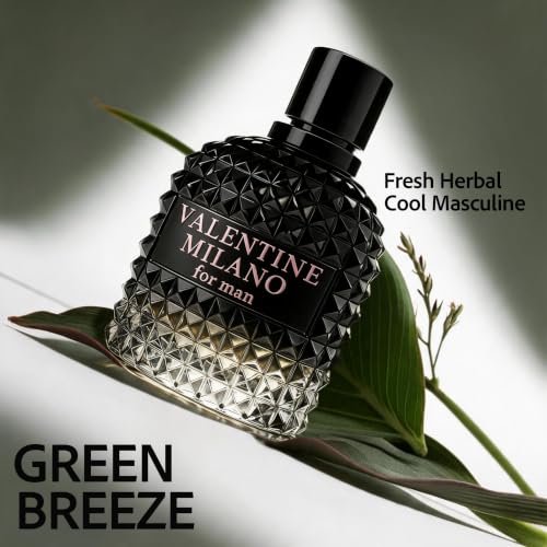 A CENTER Valentine Milano Eau de Parfum for Men 3.4 Fl Oz