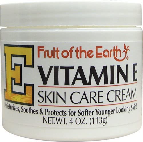 Fruit of the Earth Vitamin E Skin Care Cream - 4 Ounce Moisturizer
