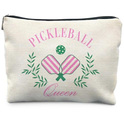 Pickleball Queen Makeup Bag - Perfect Gift for Pickleball Lovers