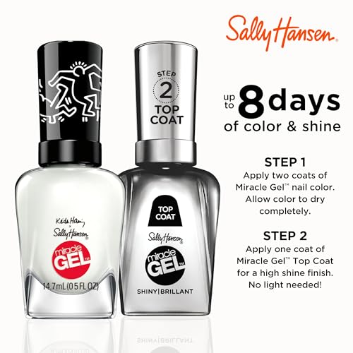 Sally Hansen Miracle Gel Nail Polish - Keith Haring - Blanc Canvas