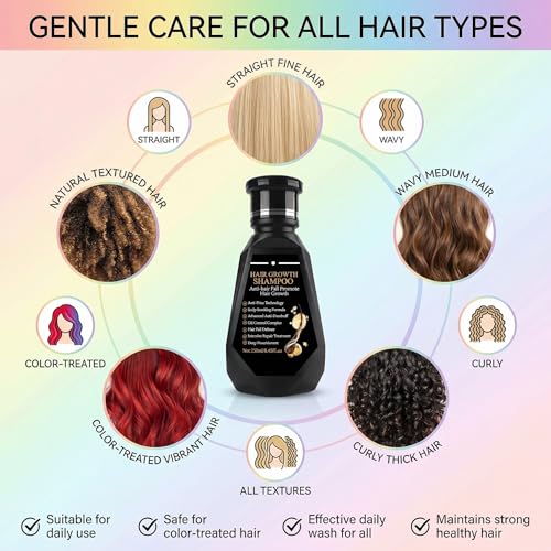 Grospe Ginger Biotin Hair Growth Shampoo for Thicker Fuller Hair (8.45 oz)