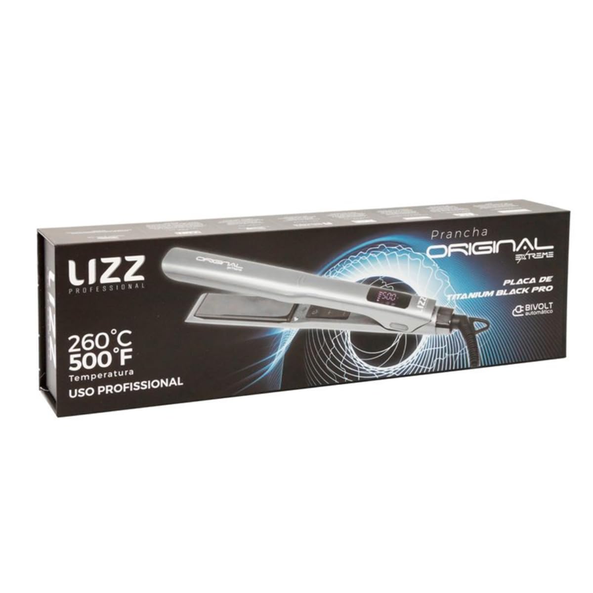 Professional Omega Zero Nanoplastia Thermal Sealing Kit - 16.9 fl oz with Extreme Titanium Flat Iron | 500°F LCD Display
