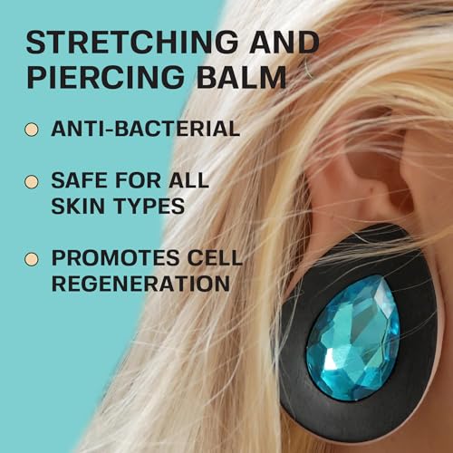 Base Laboratories Ear Stretching Balm - Natural Aftercare for Gauges