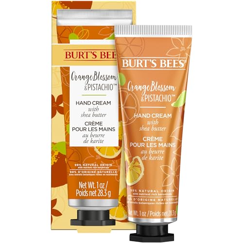 Burt’s Bees Hand Cream with Shea Butter, Orange Blossom & Pistachio, 1 oz
