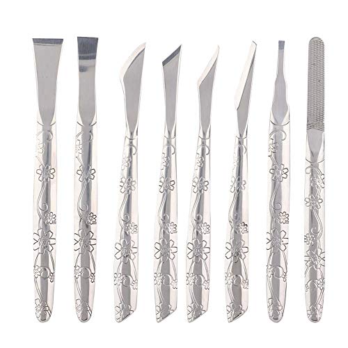 Yosoo Health Gear 8-Piece Ingrown Toenail Care Kit - Stainless Steel Foot Tools