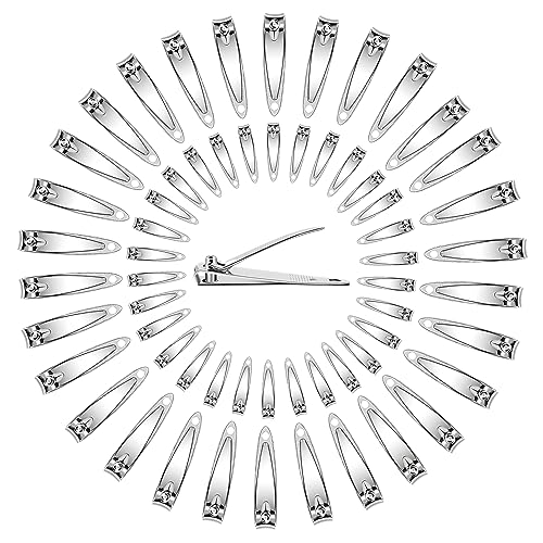 120pcs Stainless Steel Nail Clippers for Home & Travel