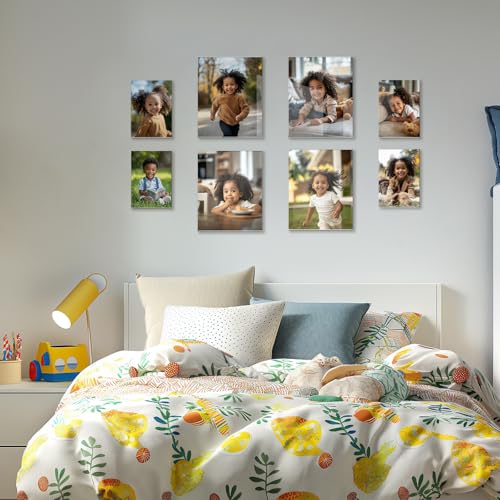 Bluesun 8.5x11 Acrylic Picture Frame Set of 2 - Easy Wall Mount
