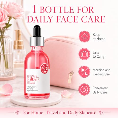 Rose Water Facial Serum - Hydrating Essence for Daily Skin Care, 100ml