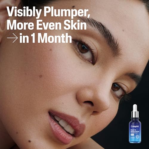 Cetaphil Repair & Renew Night Face Serum 1oz - Sensitive Skin, Vitamin E, Hydrating
