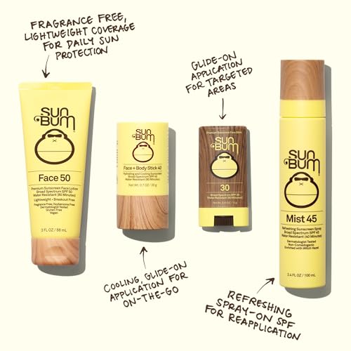 Sun Bum SPF 50 Face Sunscreen Lotion - Travel Size 3 oz