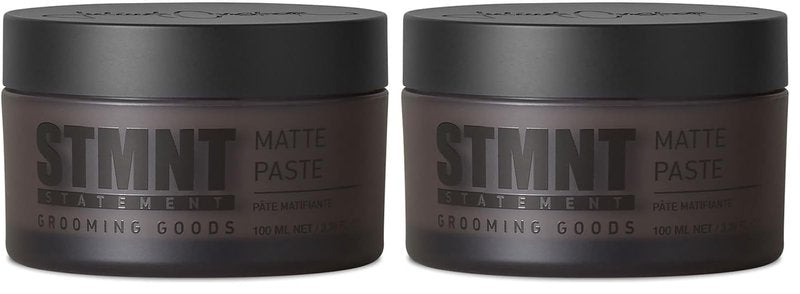 STMNT Grooming Goods Matte-Paste 3.38 oz,All Day Strong Hold & High Volume,Hair Clay-PasteFor Men,Non-Greasy Formula |TexturePaste for-Hair | Ideal for Dry & Damp Hair,Mens HairStyling,(Pack of 2)
