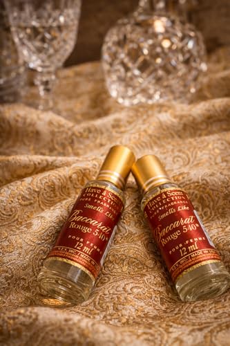 Perfume Oil Baccarat Parfum 12ml - Pack of 2, Long-Lasting Fragrance