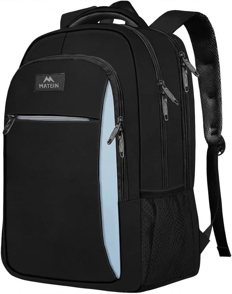 MATEIN Travel Laptop Backpack - Anti-Theft Water-Resistant Bag for 15.6" Laptops | Grey