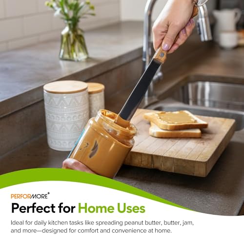 Performore 2-Piece Spreader Knife Set - 12" Peanut Butter & 5" Short Knife