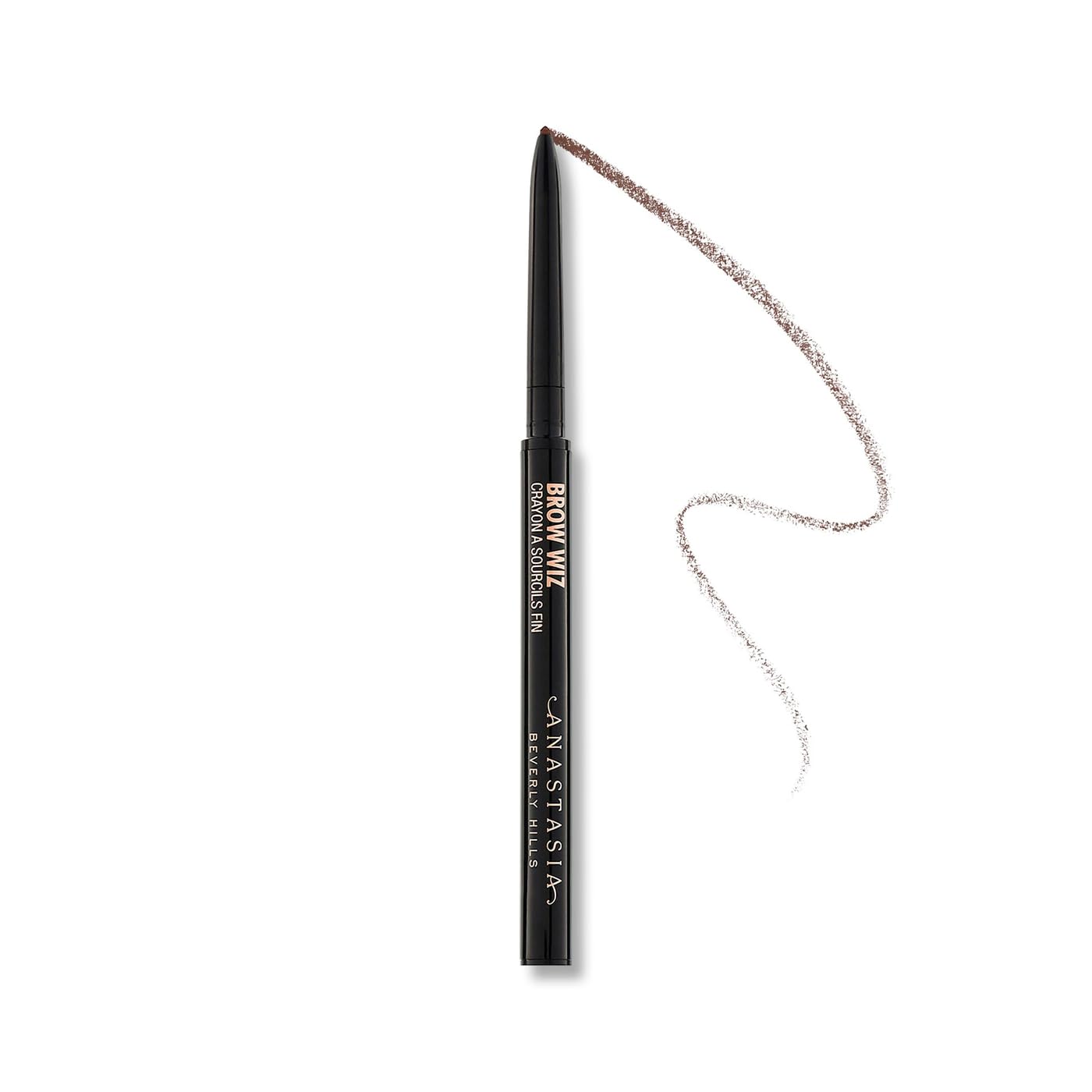 Anastasia Beverly Hills Mini Brow Wiz - Ultra-Slim Retractable Eyebrow Pencil for Precision Hair-Like Strokes | Travel Size