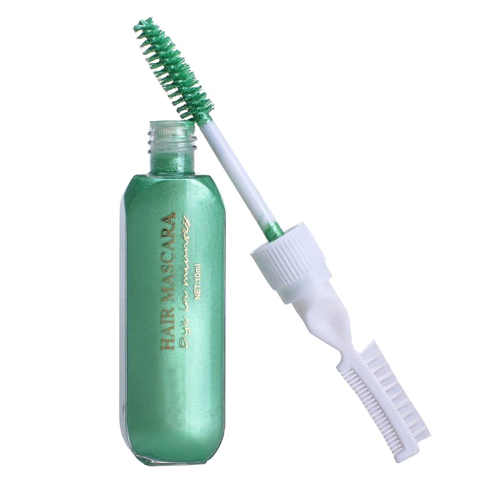Temporary Hair Color Mascara - Washable Silver Gray Hair Dye Stick | Non-Toxic Instant Application