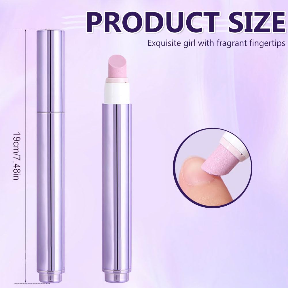 Nail Care Pen - 3-in-1 Cuticle Oil with Ceramic Tip for Hangnails & Dry Nails | Nourish & Strengthen (2 Pack)