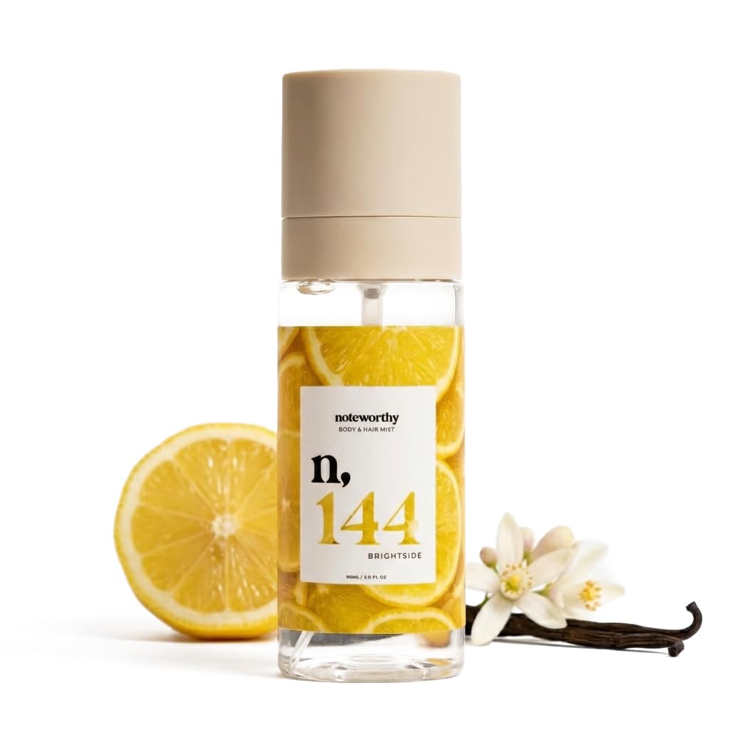 Brightside Body Mist - Italian Citrus & Lemon Blossom | Refreshing Gender-Neutral Fragrance, Travel-Friendly