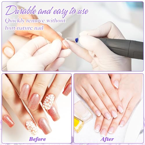 5Pcs Tungsten Steel Nail Drill Bits Set for Acrylic Nails