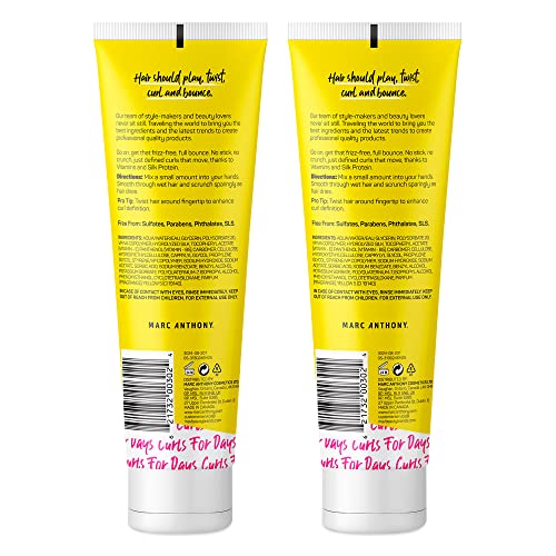 Marc Anthony Strictly Curls Defining Lotion Gel - 2 Pack for Curly Hair