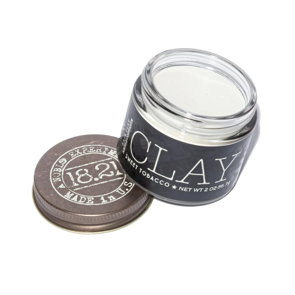 18.21 Man | Hair Styling Wax - Original Sweet Tobacco Scent, 2oz, Low Shine Finish