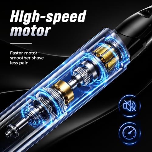 GAERUO Electric Eyebrow Trimmer for Men & Women - Painless Dual-Blade Razor