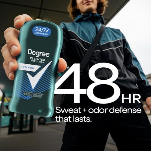 Degree Men Cool Rush Antiperspirant Deodorant Twin Pack 2 x 2.7 oz, Blue