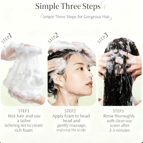 NovaCharm Herbal Solid Shampoo Bar - 120g Triangle Cleansing Soap (2 Pack)