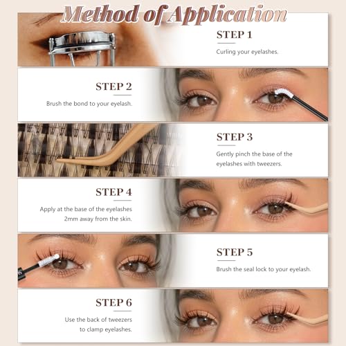 Brown Fairy Lash Clusters Kit - JMS&JMS Anime Lash Extensions