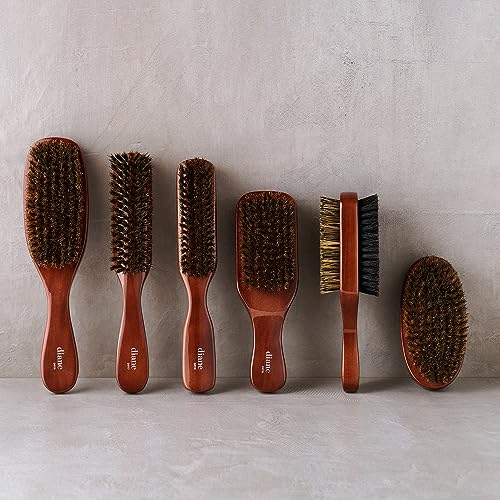 Diane Premium Boar Bristle Wave Brush for Men - Medium Bristles
