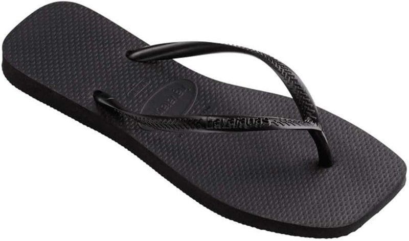Havaianas Women's Slim Square Flip Flops - Comfortable Solid Design | Multiple Colors Available