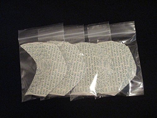 Vapon Topstick Custom Cut Double-Sided Hairpiece Tape Strips - 100 Clear Adhesive Strips