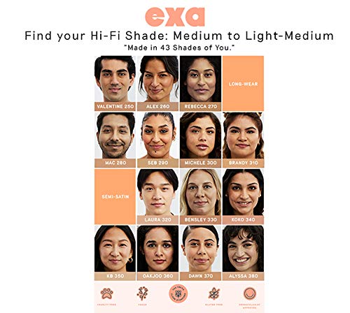 Exa Beauty Natural High Fidelity Foundation - Annica 420, Vegan & Clean