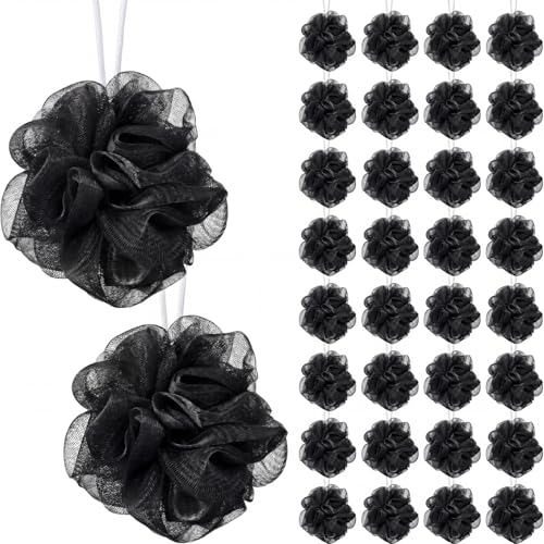 Sunnyray 50 Pcs Bulk Bath Loofahs, 20g Soft Mesh Shower Body Scrubber