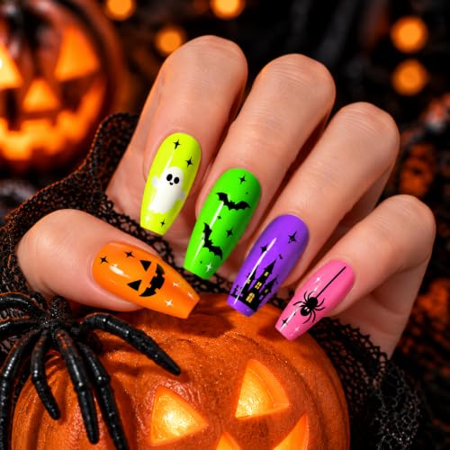 Meet Across 12-Color Neon Gel Nail Polish Set UV LED Soak Off Manicure