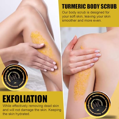 VINGT-NEUF Original Exfoliating Turmeric Body Scrub 280g Brightening & Dark Spot Treatment