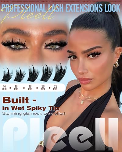 Manga Lash Clusters - Wet-Look Anime Eyelash Extensions 14-22mm