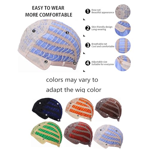 WTHCOS Red Kids Long Braid Costume Wig Heat-Resistant Synthetic Cosplay Hair