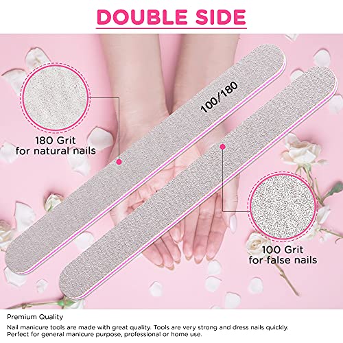TsMADDTs 12PCS Nail File and Buffer Set for Manicure